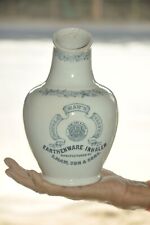 Garrafa de cerâmica vintage fina 'Double Maw's Valved Earthenware inalador, Inglaterra comprar usado  Enviando para Brazil