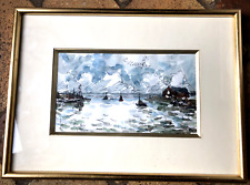 Fernand herbo aquarelle d'occasion  Montfort-l'Amaury