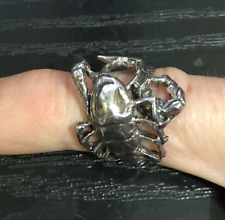 Silver scorpion ring for sale  ROMFORD