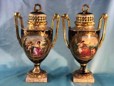 Antique pair dresden for sale  GLASGOW