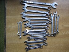 Sizes combination spanners for sale Sizes combination spanners for sale  UK