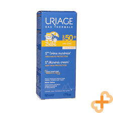 Bebe by Uriage Eau Thermale 1º Creme Mineral FPS50+ 50ml Pele Sensível do Bebê comprar usado  Enviando para Brazil