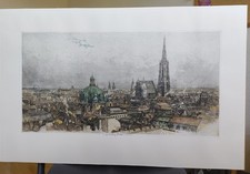 Riginal radierung wien gebraucht kaufen  Trier