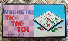 Jogo magnético vintage Tic-Tac-Toe na embalagem original - Ref. 107 comprar usado  Enviando para Brazil