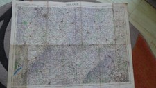 Ww2 raf map for sale  CHRISTCHURCH