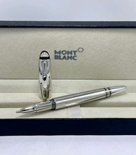 Usado, Rolo Montblanc Starwalker liso corpo prata + clipes caneta esferográfica I tinta preta comprar usado  Enviando para Brazil
