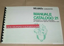Dellorto carburatori catalogo usato  Zevio