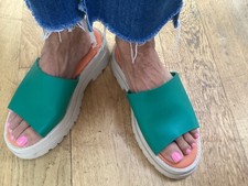 Green chunky sandals for sale  LIPHOOK