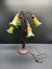 Abajur de mesa sombra tulipa seis braços com base de libélula comprar usado  Enviando para Brazil