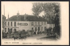 Cpa vendeuvre hôtel d'occasion  Expédié en France