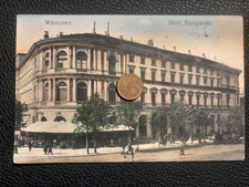 Org. AK Polska 1912 Warszawa/Warsaw Hotel Europeiski na sprzedaż  Wysyłka do Poland