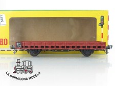Usado, FM1885 H0 =DC FLEISCHMANN 1452 VAGON MERCANCIAS PLATAFORMA con TELEROS - OVP comprar usado  Enviando para Brazil