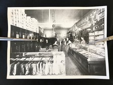 Chapéus gravatas interiores loja de roupas masculinas antigas dos anos 1900 loja de varejo moda comprar usado  Enviando para Brazil