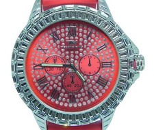 Techno King Relógio Masculino Pulseira de Silicone Vermelha Moda Festa Elegante Hip Hop NOVO comprar usado  Enviando para Brazil