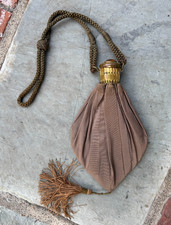 Bolsa de mão antiga vitoriana/edwardiana de seda com fecho de acordeão IMPERDÍVEL DE VER, usado comprar usado Bolsa de mão antiga vitoriana/edwardiana de seda com fecho de acordeão IMPERDÍVEL DE VER, usado comprar usado  Enviando para Brazil