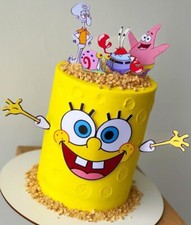 Usado, Bob Esponja e amigos enfeites de bolo, enfeites de aniversário, festa Bob Esponja comprar usado Usado, Bob Esponja e amigos enfeites de bolo, enfeites de aniversário, festa Bob Esponja comprar usado  Enviando para Brazil