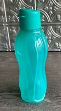 Garrafa de água Tupperware Eco, 1 litro, turquesa transparente, com tampa flip-top, #9074 comprar usado  Enviando para Brazil