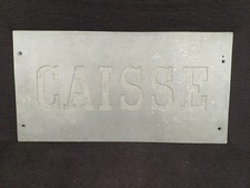 Ancienne plaque caisse d'occasion  Chaponost