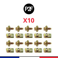 ✔️Lote de 10 tornillos de acero galvanizado M6 - Kit de fijación de... comprar usado  Enviando para Brazil