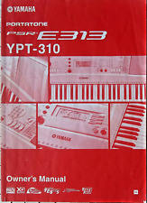 Teclado eletrônico Yamaha PSR-E313 e YPT-310 livro manual original do proprietário comprar usado  Enviando para Brazil