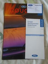 Ford cougar brochure for sale  KINGS LANGLEY