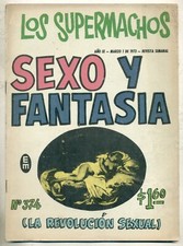 Quadrinhos LOS SUPERMACHOS #374 Sexo y Fantasía, EM 1973 comprar usado  Enviando para Brazil