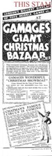 1934 Anúncio GAMAGES Brinquedo e Modelo Xmas Bazaar Catálogo 2 Impressão Vintage Anúncio 708/161 comprar usado  Enviando para Brazil