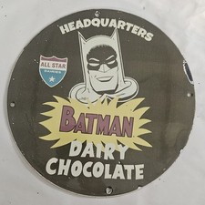 Placa de porcelana vintage Batman chocolate lácteo - Lembranças colecionáveis retrô comprar usado  Enviando para Brazil