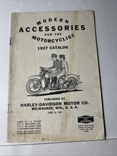 Acessórios modernos originais 1937 Harley-Davidson para o catálogo de motociclistas comprar usado  Enviando para Brazil