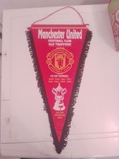 Manchester united pennant for sale  WILLENHALL