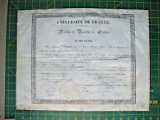 Diplôme bachelier lettres d'occasion  Aurillac