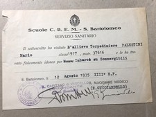 Documento regia marina usato  Imola