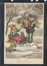 Cartolina buon anno usato  Italia