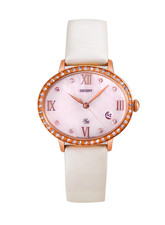 Relógio Orient feminino casual ouro rosa elipse quartzo impermeável FUNEK002W0 comprar usado  Enviando para Brazil