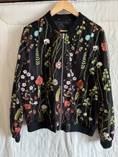 Black satin floral for sale  BARRY