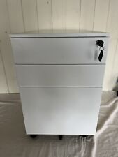 Three drawer white for sale  WHITCHURCH