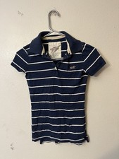 Camisa polo feminina Hollister XS listrada azul manga curta comprar usado Camisa polo feminina Hollister XS listrada azul manga curta comprar usado  Enviando para Brazil