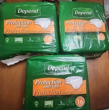 Depend protection tabs for sale  Muskogee