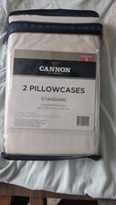Conjunto CANNON 2 de Fronhas de Poli/Algodão Branco NOVO comprar usado  Enviando para Brazil
