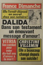 Dalida affiche originale d'occasion  Velleron