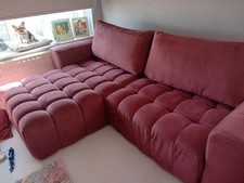 pink corner sofa for sale pink corner sofa for sale SHEFFIELD