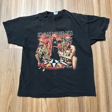Camiseta Iron Maiden Dance of Death Tour 2003 banda vintage GG preta Hanes peso pesado comprar usado  Enviando para Brazil
