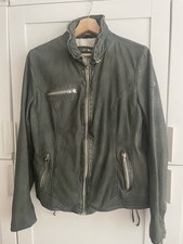Lederjacke livgrün freaky gebraucht kaufen  Köln