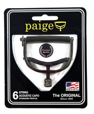 Usado, Capo de guitarra Paige 6 cordas preto P6E série original preto esfumaçado comprar usado  Enviando para Brazil