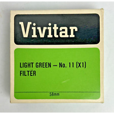 Filtro Vivitar 52mm Verde Claro Nº11 (X1) Fotografía Vintage segunda mano  Embacar hacia Argentina