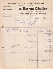 Thiers invoice rochon d'occasion  Expédié en Belgium