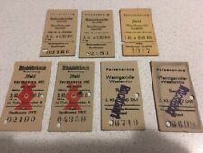 Fahrkarten deutsche reichsbahn gebraucht kaufen  Hamburg