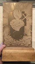 Carved frosted mirrored for sale  Allentown