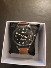 Relógio de quartzo clássico analógico masculino Lacoste com pulseira de couro 2011021 comprar usado  Enviando para Brazil