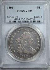 1801 draped bust for sale  Sacramento